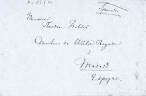 Carta de Richard Wagner a Teodoro Robles